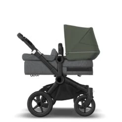 Bugaboo Donkey 5 Twin Black - Grey Melange -Forest Green -Babyproducten Verkoopwinkel bugaboo donkey 5 twin black grey melange forest green 6