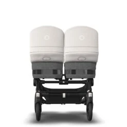 Bugaboo Donkey 5 Twin Black - Grey Melange -Misty White -Babyproducten Verkoopwinkel bugaboo donkey 5 twin black grey melange misty white 7
