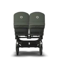 Bugaboo Donkey 5 Twin Black - Midnight Black - Forest Green