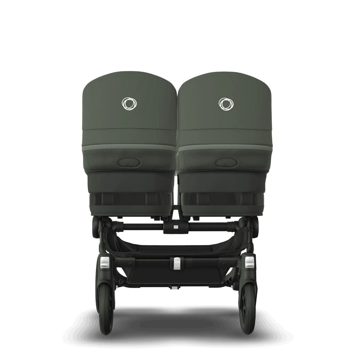 Bugaboo Donkey 5 Twin Black - Midnight Black - Forest Green Bugaboo Donkey 5 Twin Black - Midnight Black - Forest Green -Babyproducten Verkoopwinkel bugaboo donkey 5 twin black midnight black forest green 5