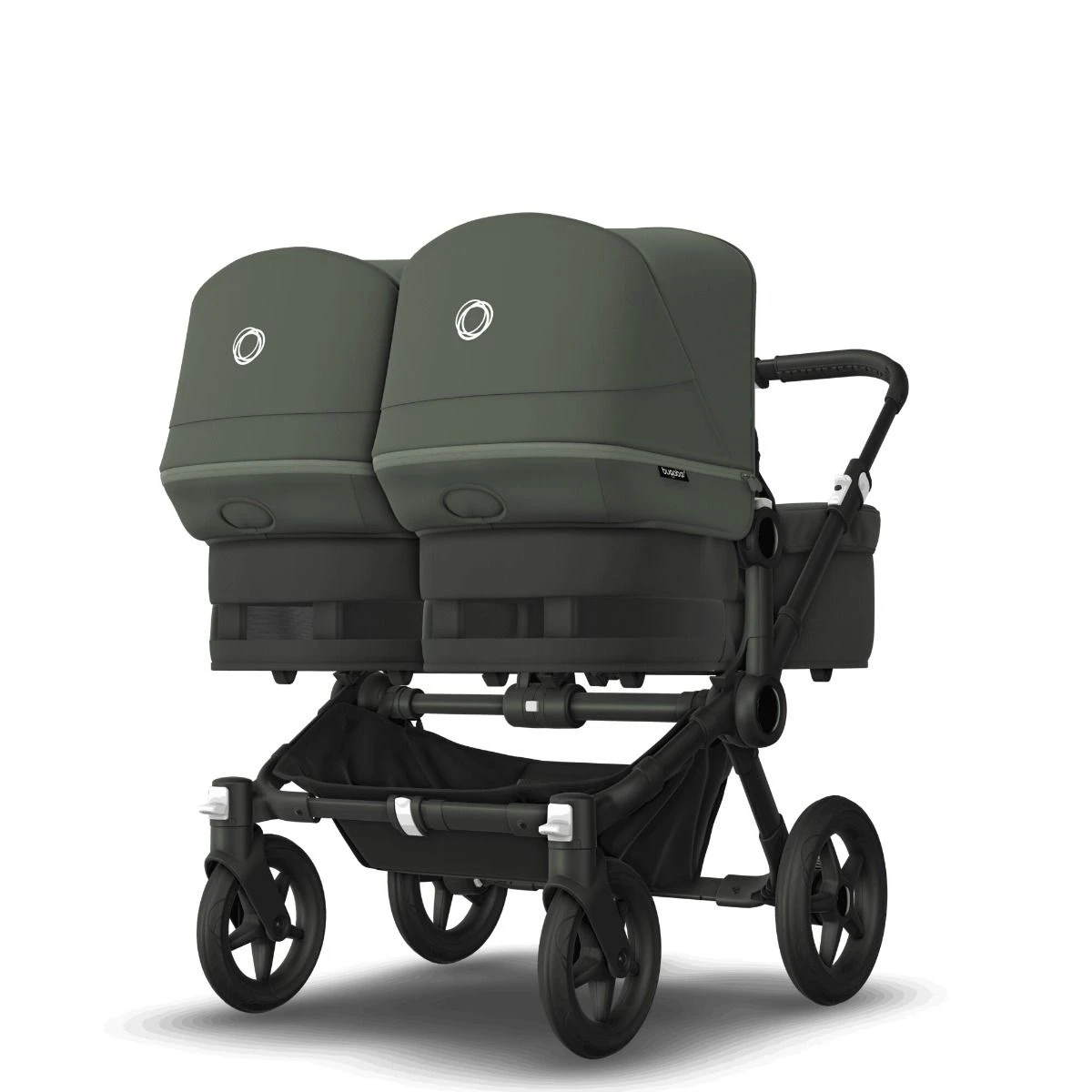 Bugaboo Donkey 5 Twin Black - Midnight Black - Forest Green Bugaboo Donkey 5 Twin Black - Midnight Black - Forest Green -Babyproducten Verkoopwinkel bugaboo donkey 5 twin black midnight black forest green