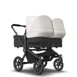 Bugaboo Donkey 5 Twin Black - Midnight Black - Misty White