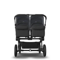 Bugaboo Donkey 5 Twin Black - Midnight Black - Stormy Blue -Babyproducten Verkoopwinkel bugaboo donkey 5 twin black midnight black stormy blue 9 2