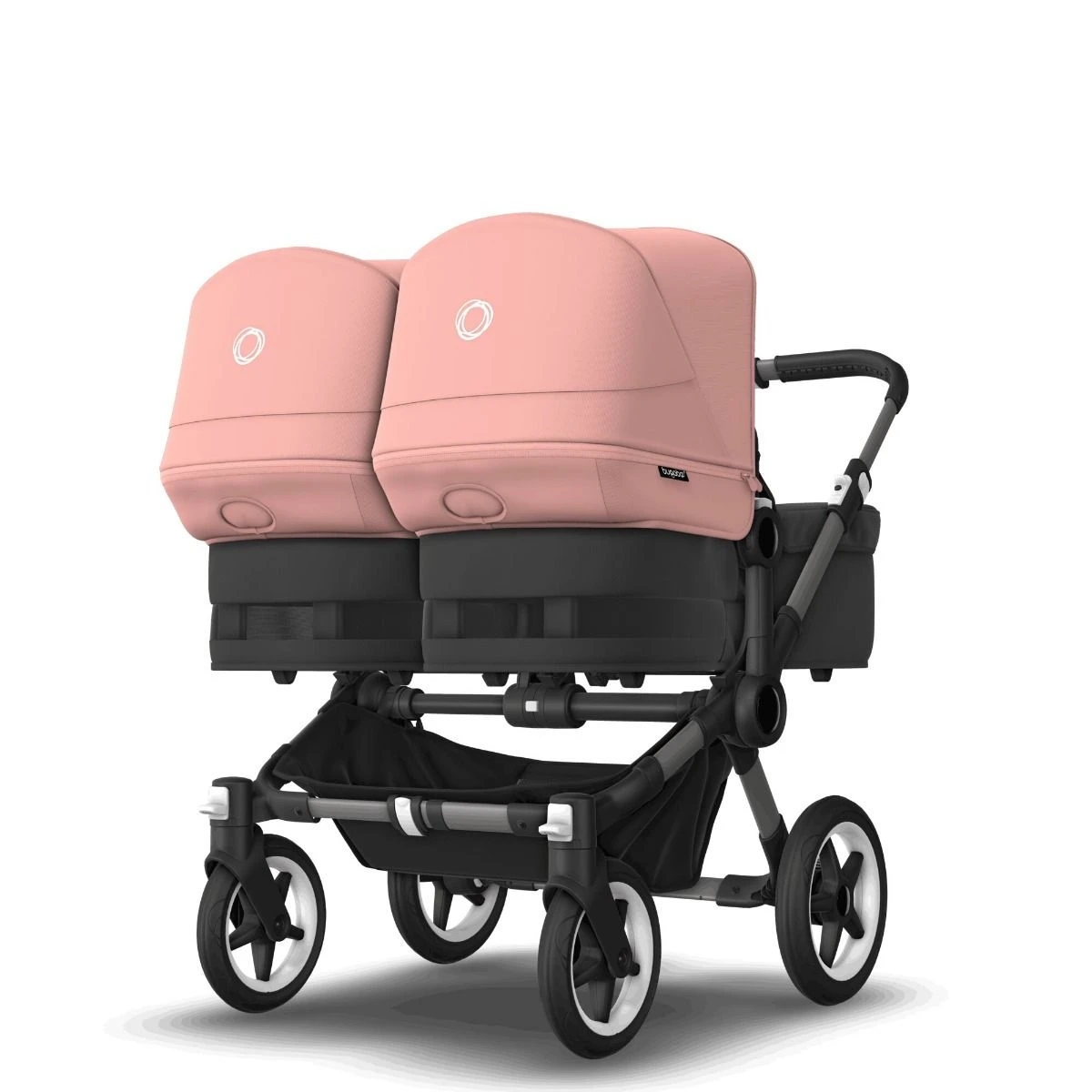 Bugaboo Donkey 5 Twin Graphite - Midnight Black - Morning Pink Bugaboo Donkey 5 Twin Graphite - Midnight Black - Morning Pink -Babyproducten Verkoopwinkel bugaboo donkey 5 twin graphite black morning pink 5