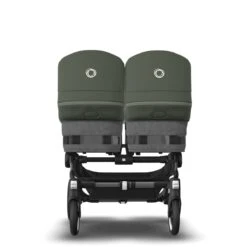 Bugaboo Donkey 5 Twin Graphite - Grey Melange - Forest Green 2 Bugaboo Donkey 5 Twin Graphite - Grey Melange - Forest Green -Babyproducten Verkoopwinkel bugaboo donkey 5 twin graphite grey melange forest green 7