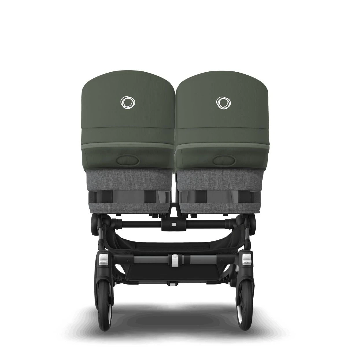 Bugaboo Donkey 5 Twin Graphite - Grey Melange - Forest Green Bugaboo Donkey 5 Twin Graphite - Grey Melange - Forest Green -Babyproducten Verkoopwinkel bugaboo donkey 5 twin graphite grey melange forest green 7