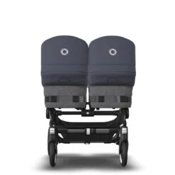 Bugaboo Donkey 5 Twin Graphite - Grey Melange - Stormy Blue -Babyproducten Verkoopwinkel bugaboo donkey 5 twin graphite grey melange stormy blue 5 2