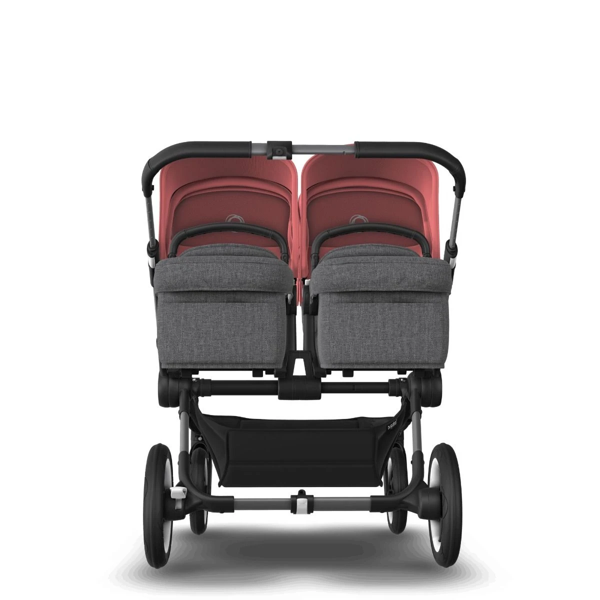 Bugaboo Donkey 5 Twin Graphite - Grey Melange - Sunrise Red Bugaboo Donkey 5 Twin Graphite - Grey Melange - Sunrise Red -Babyproducten Verkoopwinkel bugaboo donkey 5 twin graphite grey melange sunrise red 2