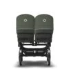 Bugaboo Donkey 5 Twin Graphite - Midnight Black - Forest Green