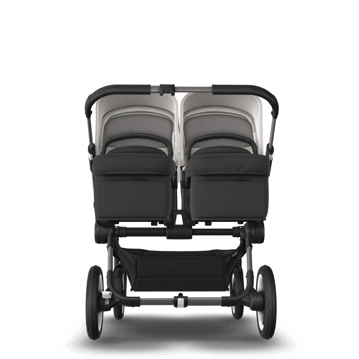 Bugaboo Donkey 5 Twin Graphite - Midnight Black - Misty White Bugaboo Donkey 5 Twin Graphite - Midnight Black - Misty White -Babyproducten Verkoopwinkel bugaboo donkey 5 twin graphite midnight black fresh white 2