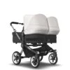 Bugaboo Donkey 5 Twin Graphite - Midnight Black - Misty White