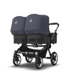 Bugaboo Donkey 5 Twin Graphite - Midnight Black - Stormy Blue -Babyproducten Verkoopwinkel bugaboo donkey 5 twin graphite midnight black stormy blue