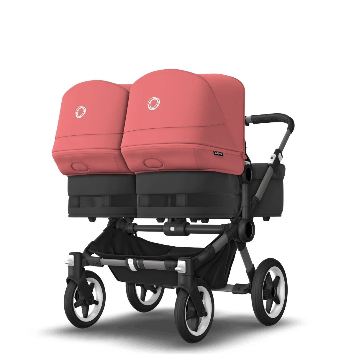 Bugaboo Donkey 5 Twin Graphite - Midnight Black - Sunrise Red Bugaboo Donkey 5 Twin Graphite - Midnight Black - Sunrise Red -Babyproducten Verkoopwinkel bugaboo donkey 5 twin graphite midnight black sunrise red