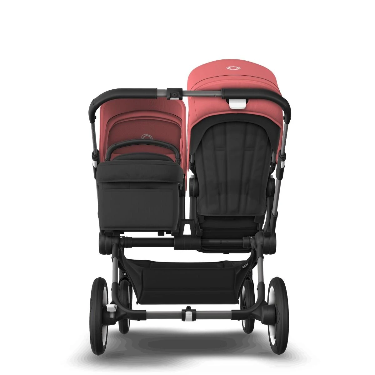 Bugaboo Donkey 5 Duo Graphite - Midnight Black - Sunrise Red Bugaboo Donkey 5 Duo Graphite - Midnight Black - Sunrise Red -Babyproducten Verkoopwinkel bugaboo donkey duo graphite midnight black sunrise red 7