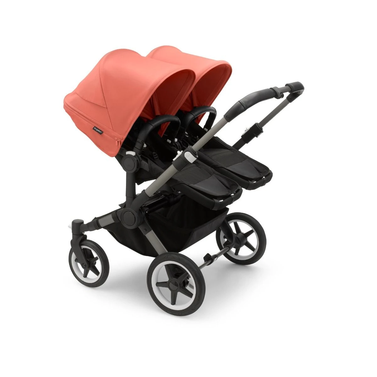 Bugaboo Donkey 5 Duo Graphite - Midnight Black - Sunrise Red Bugaboo Donkey 5 Duo Graphite - Midnight Black - Sunrise Red -Babyproducten Verkoopwinkel bugaboo donkey duo graphite midnight black sunrise red 8