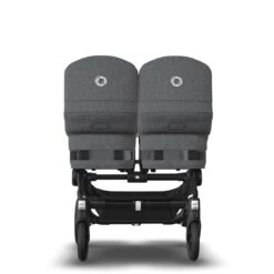 Bugaboo Donkey 5 Twin Black - Grey Melange -Grey Melange -Babyproducten Verkoopwinkel bugaboo donkey twin black grey melange grey melange 8