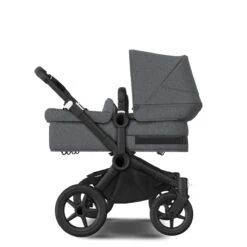 Bugaboo Donkey 5 Twin Black - Grey Melange -Grey Melange -Babyproducten Verkoopwinkel bugaboo donkey twin black grey melange grey melange 9