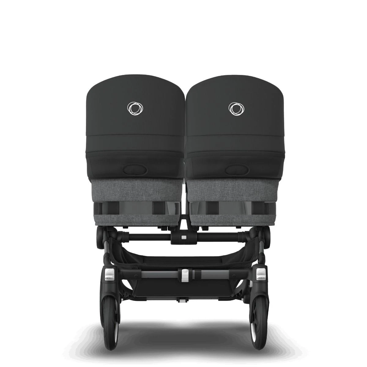 Bugaboo Donkey 5 Twin Graphite - Grey Melange - Midnight Black Bugaboo Donkey 5 Twin Graphite - Grey Melange - Midnight Black -Babyproducten Verkoopwinkel bugaboo donkey twin graphite grey melange black 2