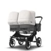 Bugaboo Donkey 5 Twin Graphite - Grey Melange - Misty White