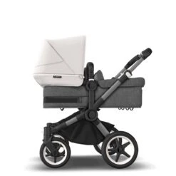 Bugaboo Donkey 5 Twin Graphite - Grey Melange - Misty White -Babyproducten Verkoopwinkel bugaboo donkey twin graphite grey melange misty white 6