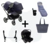 Bugaboo Donkey 5 Duo Essential Bundel - Graphite - Classic Dark Navy
