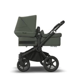 Bugaboo Donkey 5 Twin Black - Forest Green - Forest Green -Babyproducten Verkoopwinkel bugaboo donkey 5 twin black forest green forest green 2