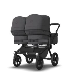 Bugaboo Donkey 5 Twin Black - Mineral Washed Black