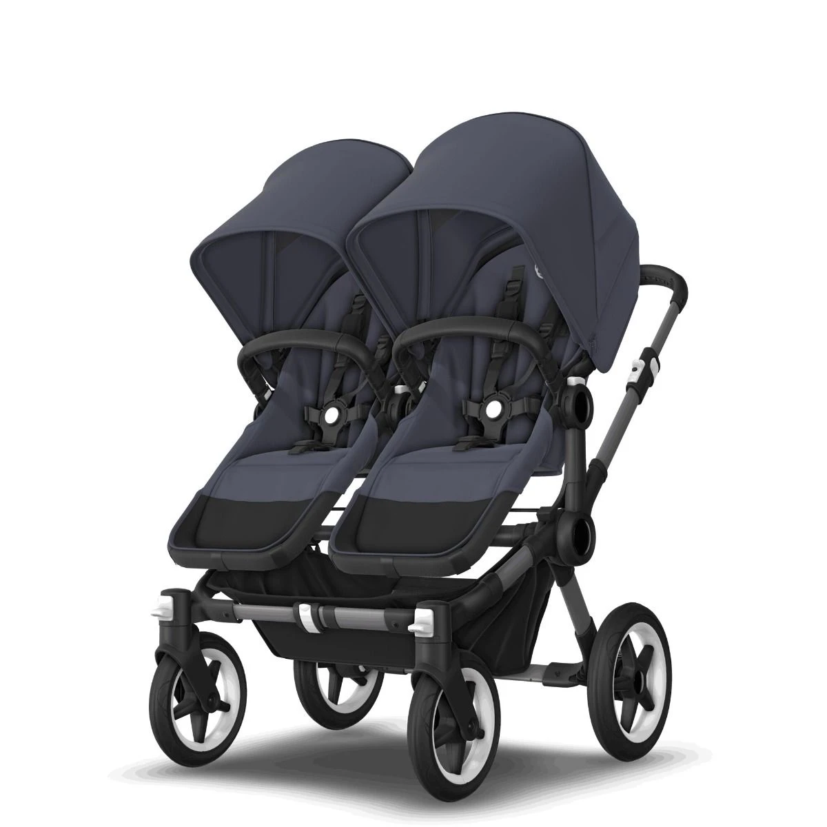 Bugaboo Donkey 5 Duo Essential Bundel - Graphite - Stormy Blue Bugaboo Donkey 5 Duo Essential Bundel - Graphite - Stormy Blue -Babyproducten Verkoopwinkel bugaboo donkey 5 twin graphite stormy blue 12 1