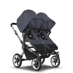 Bugaboo Donkey 5 Twin Graphite - Stormy Blue -Babyproducten Verkoopwinkel bugaboo donkey 5 twin graphite stormy blue 2
