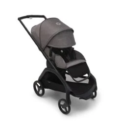 Bugaboo Dragonfly 3-in-1 Bundel Black-Grey Melange -Babyproducten Verkoopwinkel bugaboo dragonfly black grey melange grey melange extendable canopy