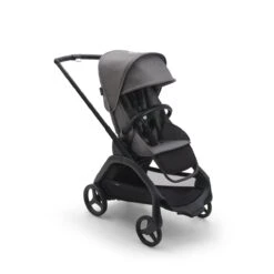 Bugaboo Dragonfly 3-in-1 Bundel Black-Grey Melange -Babyproducten Verkoopwinkel bugaboo dragonfly black grey melange grey melange sideshot 1