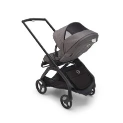 Bugaboo Dragonfly 3-in-1 Bundel Black-Grey Melange -Babyproducten Verkoopwinkel bugaboo dragonfly black grey melange grey melange top shot