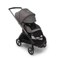 Bugaboo Dragonfly 3-in-1 Bundel Graphite-Grey Melange -Babyproducten Verkoopwinkel bugaboo dragonfly graphite grey melange grey melange extendable canopy