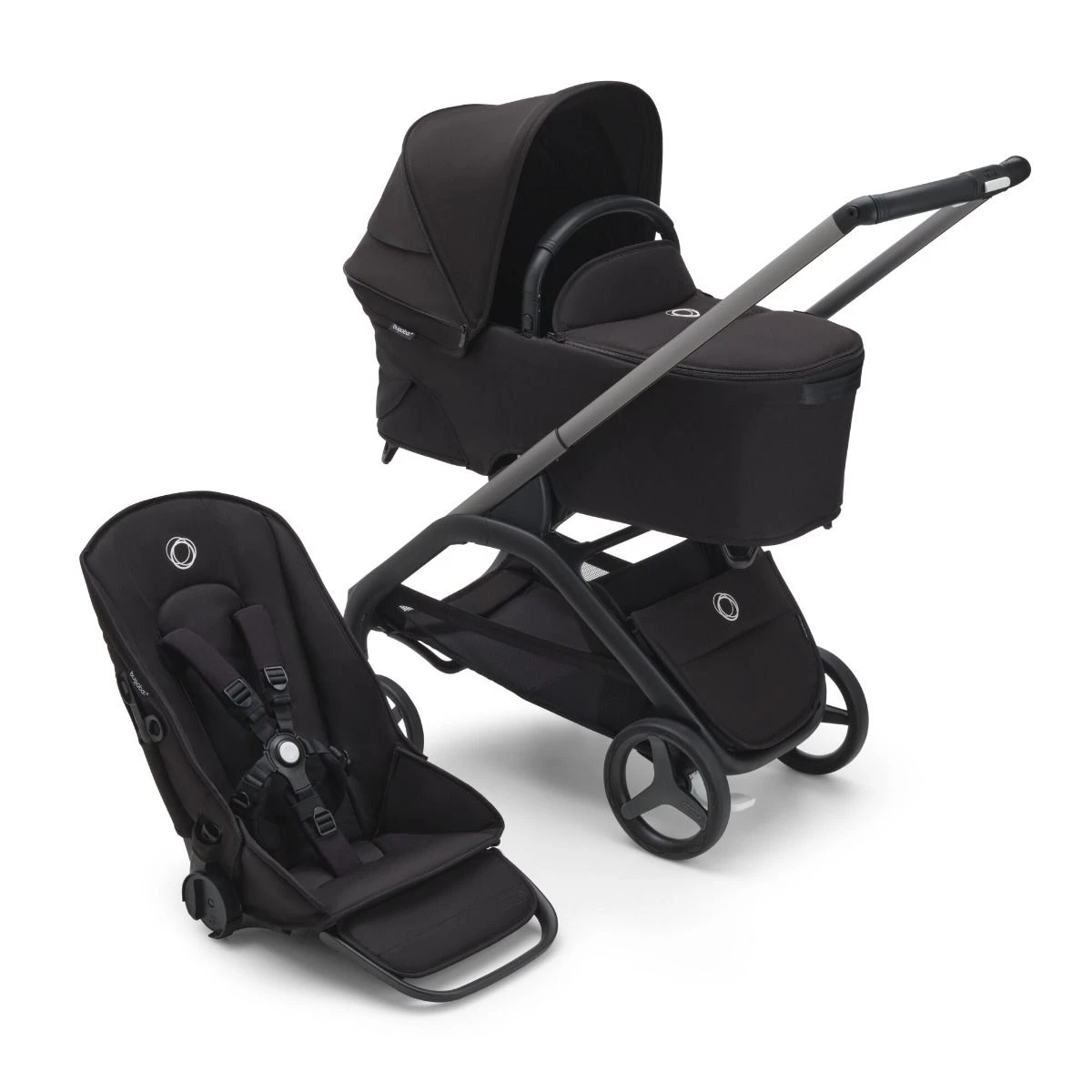 Bugaboo Dragonfly 3-in-1 Bundel Graphite-Midnight Black Bugaboo Dragonfly 3-in-1 Bundel Graphite-Midnight Black -Babyproducten Verkoopwinkel bugaboo dragonfly graphite midnight black midnight black