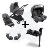 Bugaboo Dragonfly 3-in-1 Bundel Black-Grey Melange