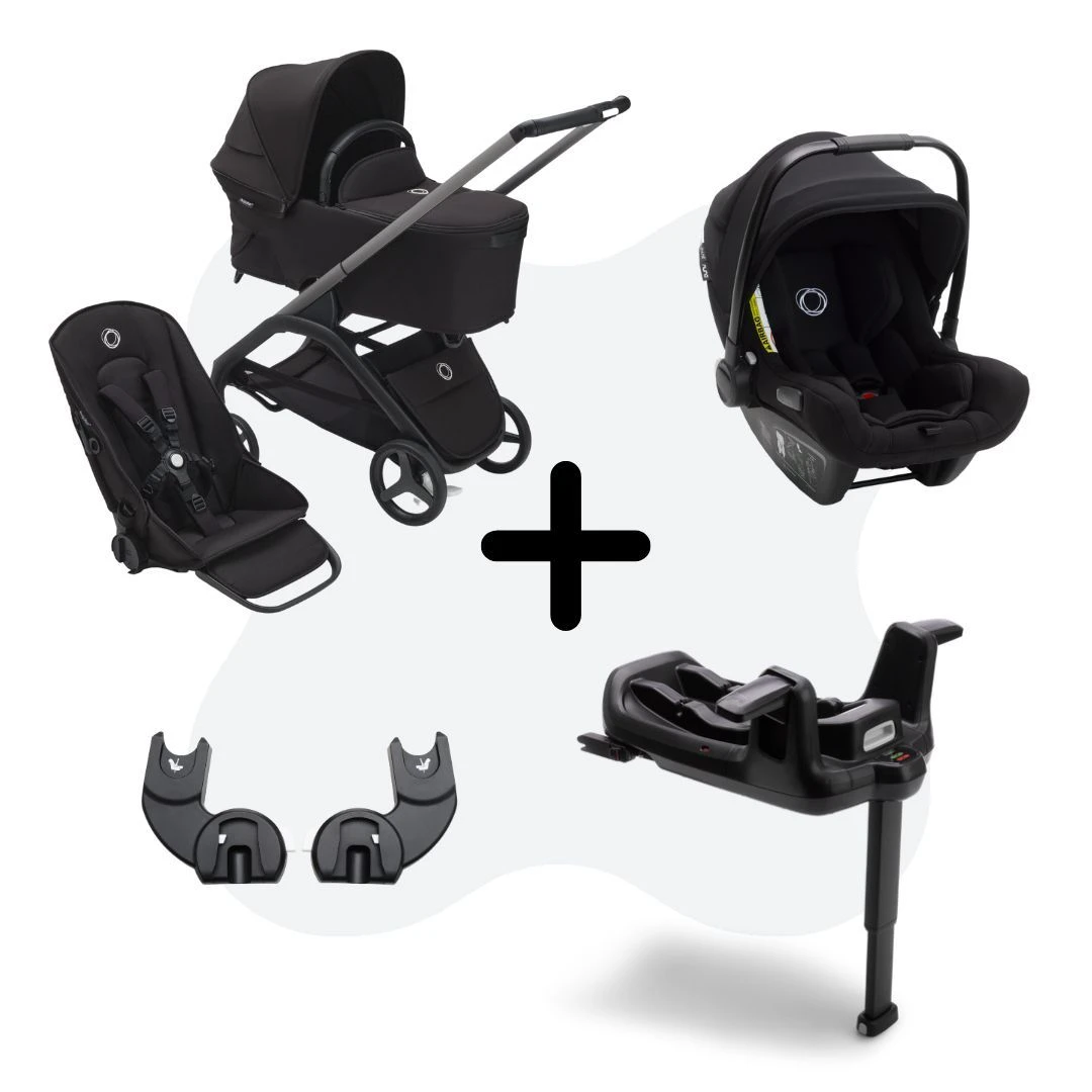 Bugaboo Dragonfly 3-in-1 Bundel Graphite-Midnight Black Bugaboo Dragonfly 3-in-1 Bundel Graphite-Midnight Black -Babyproducten Verkoopwinkel bugaboo dragonfly trio graphite midnight black