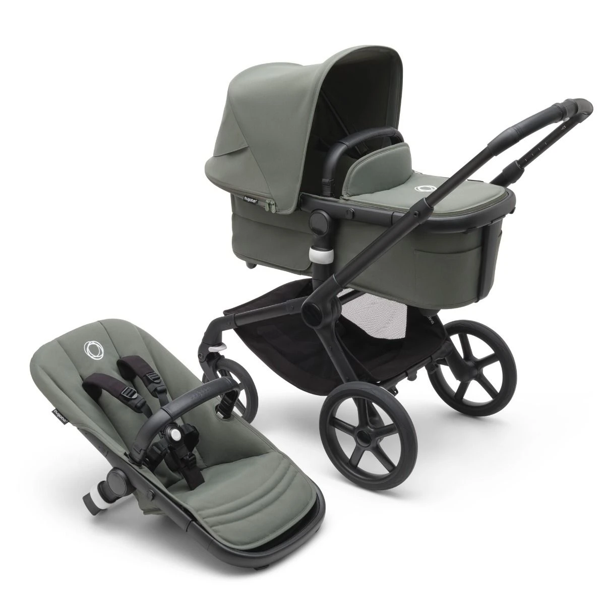 Bugaboo Fox 5 Black - Forest Green - Forest Green -Babyproducten Verkoopwinkel