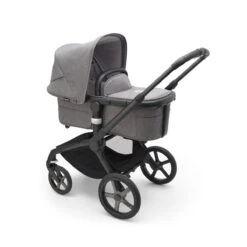 Bugaboo Fox 5 Newborn Bundel Black - Grey Melange -Babyproducten Verkoopwinkel bugaboo fox 5 black grey melange grey melange 3