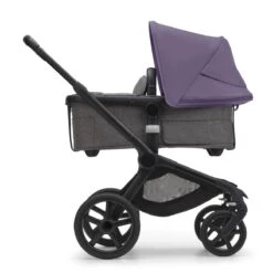 Bugaboo Fox 5 Essential Bundel Customize Yourself Black - Grey Melange -Babyproducten Verkoopwinkel bugaboo fox 5 black grey melange astro purple 4 1