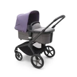 Bugaboo Fox 5 Essential Bundel Customize Yourself Black - Grey Melange -Babyproducten Verkoopwinkel bugaboo fox 5 black grey melange astro purple 5 1