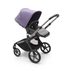 Bugaboo Fox 5 Newborn Bundel Graphite - Grey Melange - Customize Yourself -Babyproducten Verkoopwinkel bugaboo fox 5 graphite grey melange astro purple 2