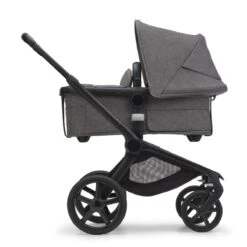 Bugaboo Fox 5 Essential Bundel Black - Grey Melange -Babyproducten Verkoopwinkel bugaboo fox 5 grey melange grey melange 3 1