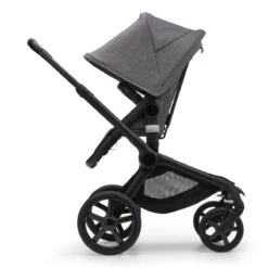 Bugaboo Fox 5 Essential Bundel Black - Grey Melange -Babyproducten Verkoopwinkel bugaboo fox 5 grey melange grey melange 4 1