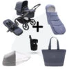 Bugaboo Fox 5 Essential Bundel Graphite - Stormy Blue