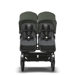 Bugaboo Donkey 5 Twin Black - Grey Melange -Forest Green -Babyproducten Verkoopwinkel bugboo donkey 5 twin black grey melange forest green 4