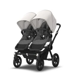 Bugaboo Donkey 5 Twin Black - Grey Melange -Misty White -Babyproducten Verkoopwinkel bugboo donkey 5 twin black grey melange misty white 3