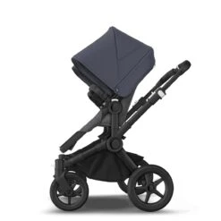 Bugaboo Donkey 5 Twin Black - Grey Melange -Stormy Blue -Babyproducten Verkoopwinkel bugboo donkey 5 twin black grey melange stormy blue 4