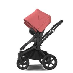 Bugaboo Donkey 5 Twin Black - Grey Melange -Sunrise Red -Babyproducten Verkoopwinkel bugboo donkey 5 twin black grey melange sunrise red 6