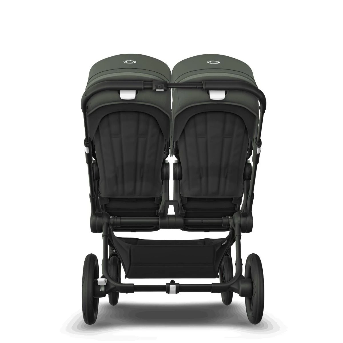 Bugaboo Donkey 5 Twin Black - Midnight Black - Forest Green Bugaboo Donkey 5 Twin Black - Midnight Black - Forest Green -Babyproducten Verkoopwinkel bugboo donkey 5 twin black midnight black forest green 2