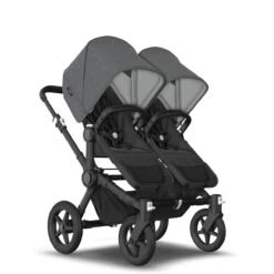 Bugaboo Donkey 5 Twin Black - Midnight Black - Grey Melange 7 Bugaboo Donkey 5 Twin Black - Midnight Black - Grey Melange -Babyproducten Verkoopwinkel bugboo donkey 5 twin black midnight black grey melange 5